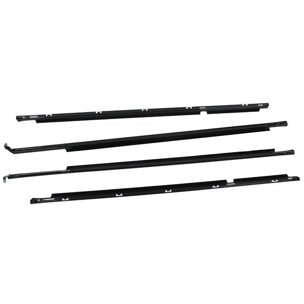 4Pcs Car Window Weatherstrip For Toyota Corolla 1999-2002 Car Weatherstrip Window Moulding Trim weatherstrip
