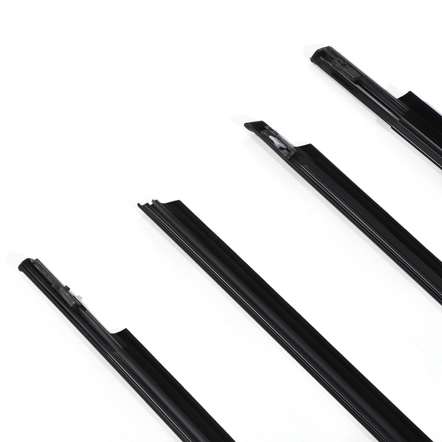 4Pcs Car Window Weatherstrip Black For Toyota 4 runner 2003-2008 Car Weatherstrip Window Moulding Trim weatherstrip
