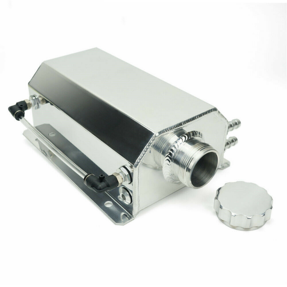 Universal 2L Aluminum Car Engine Oil Catch Can Reservoir Coolant Tank oil catch can