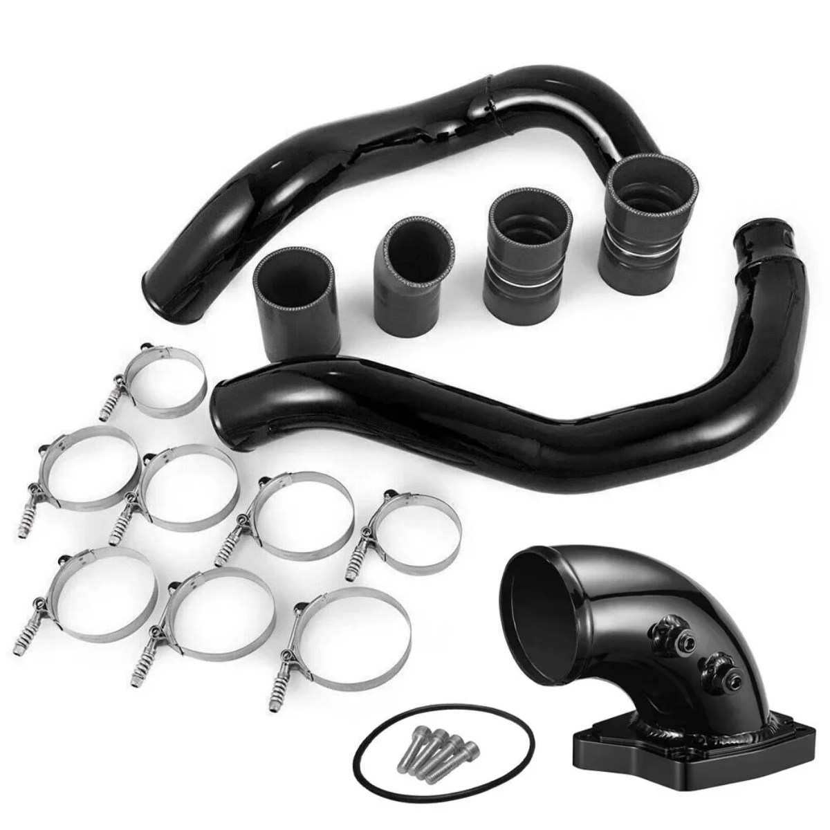 Turbo Intercooler Pipe CAC Tubes Piping Boost Hoses & Clamps Kit For 03-07 Ford F250 F350 F450 F550 6.0L V8 Turbo Diesel Engine EGRKIT Shop