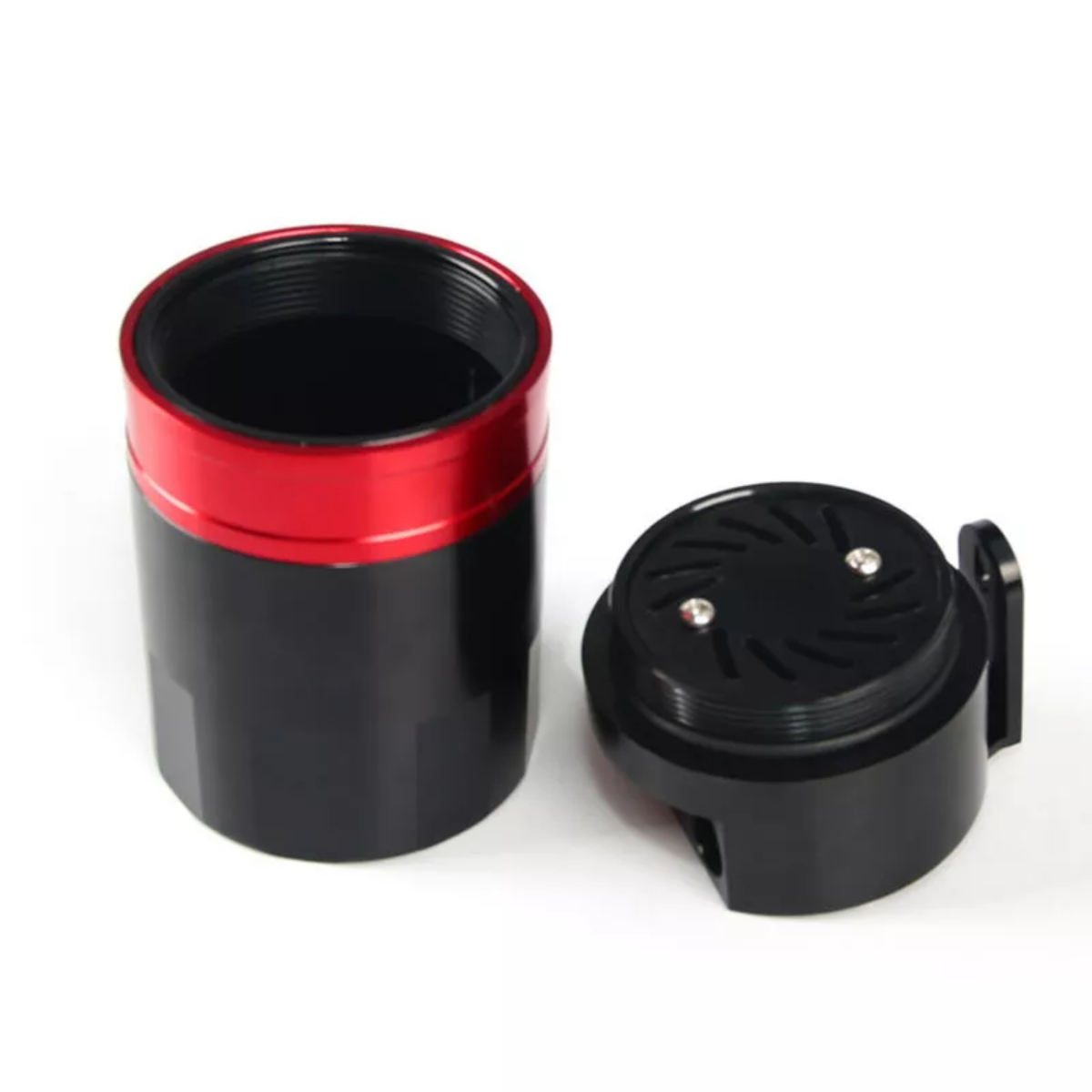 Aluminum Universal Oil Catch Can Kit Reservoir Polish Baffled Oil CatchTank oil catch can
