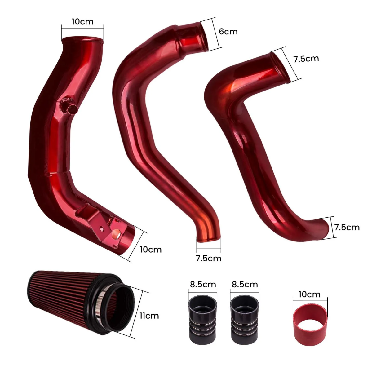Intercooler Pipe Hose Duct & Cold Air Intake Kit for Ford F550 2003-2007 6.0L EGRKIT Shop