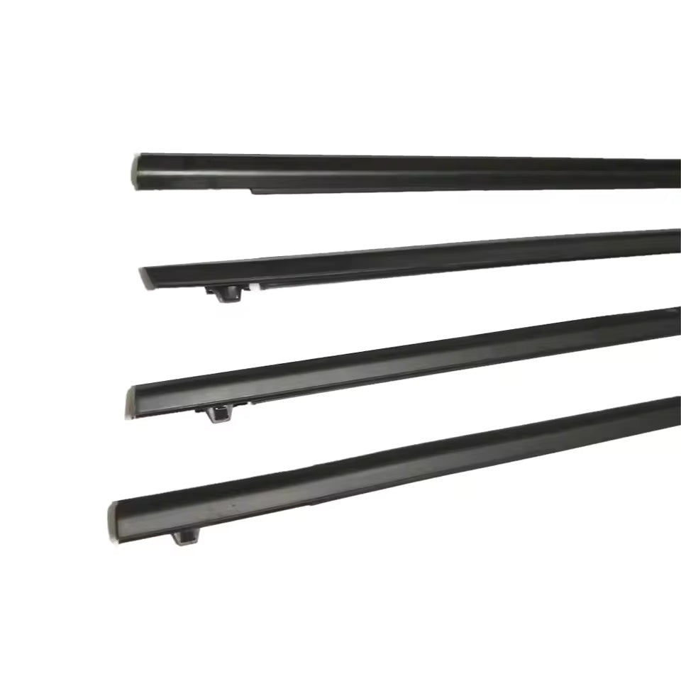 4Pcs Car Window Weatherstrip Black For Honda Fit 2015-2018 Car Weatherstrip Window Moulding Trim weatherstrip