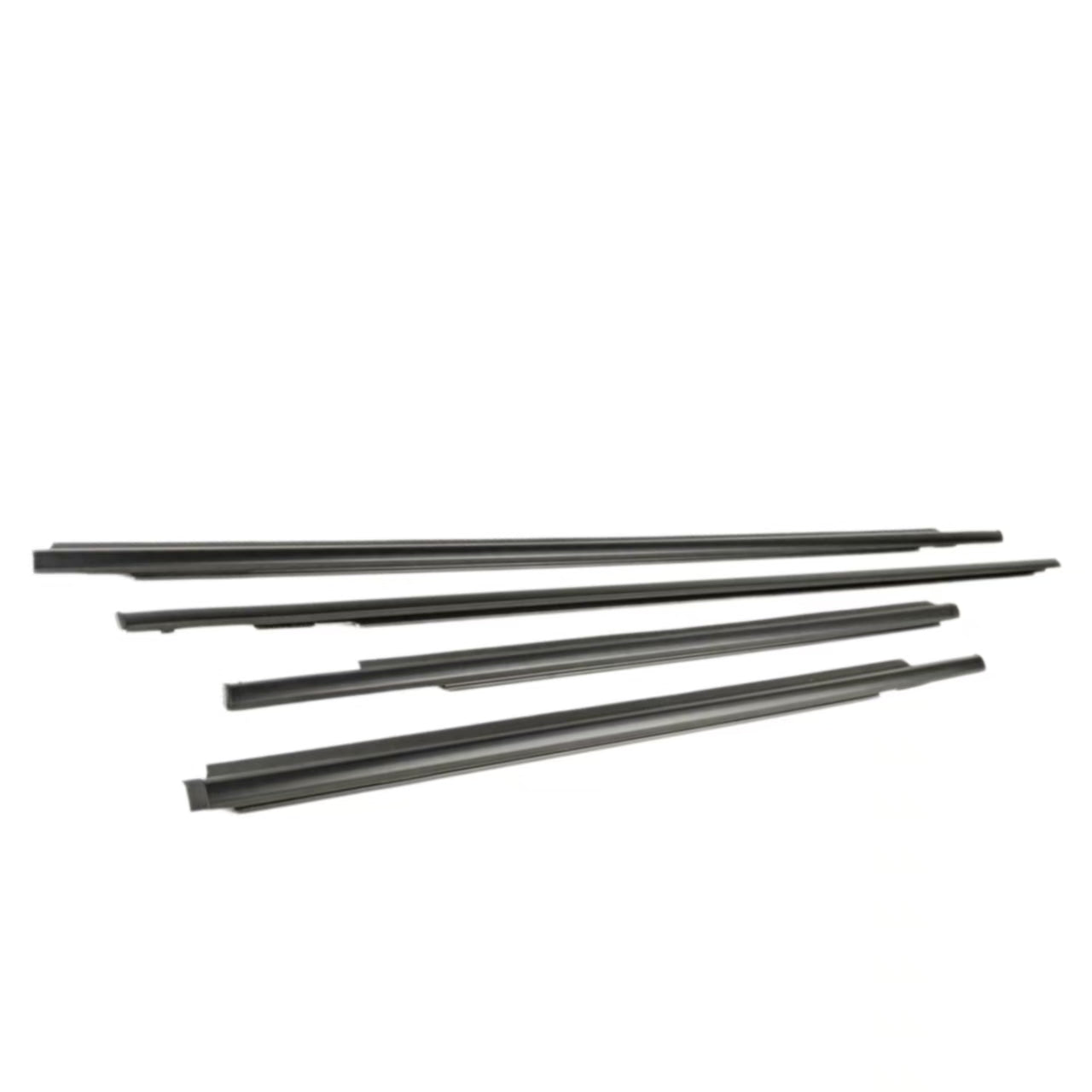 4Pcs Car Window Weatherstrip Black For Toyota Vios 2007-2012 Car Weatherstrip Window Moulding Trim 68210-0D090 68160-0D090 68230-0D070 68180-0D070 weatherstrip