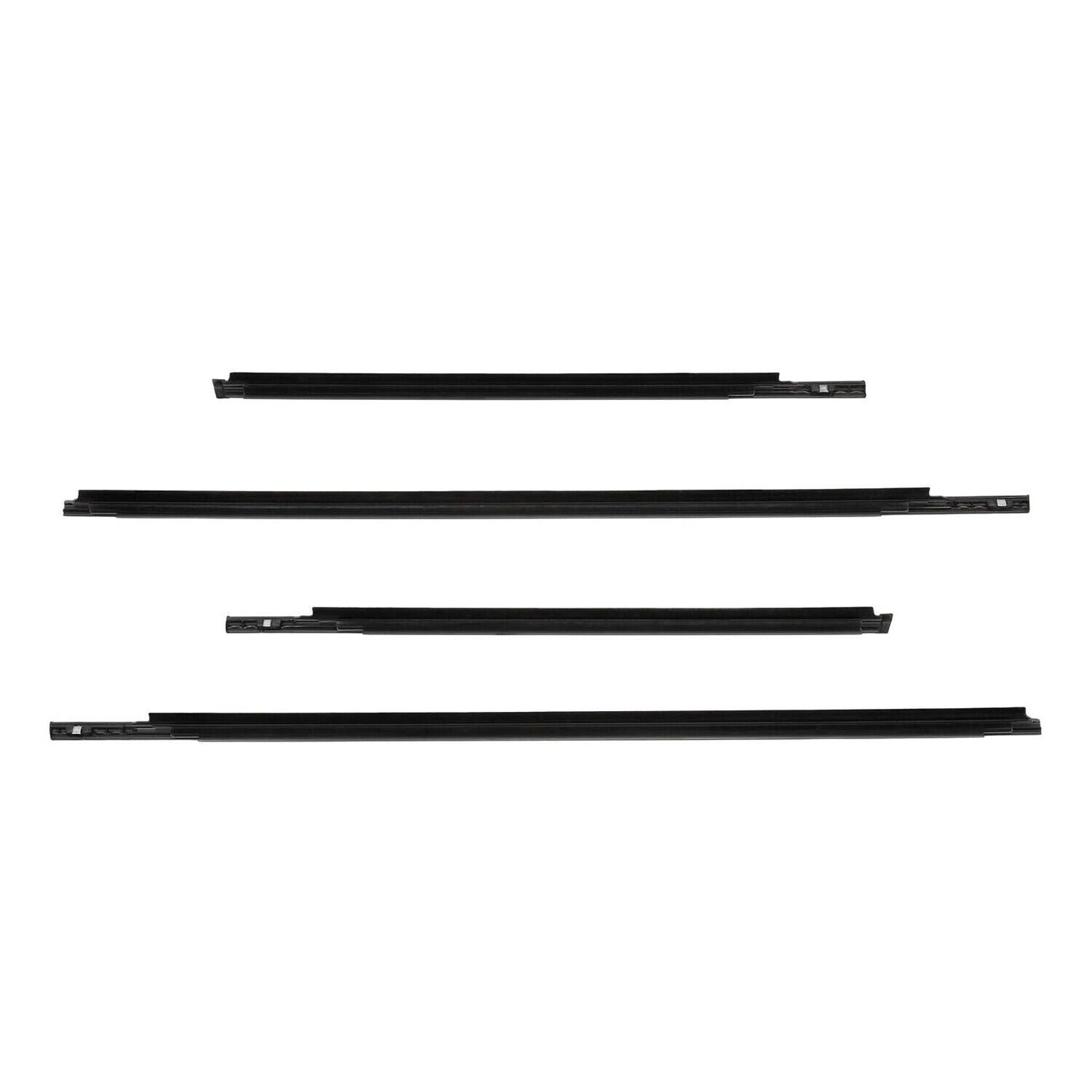 4Pcs Car Window Weatherstrip Black For Toyota Yaris 2005-2010 hatchback Car Weatherstrip Window Moulding Trim weatherstrip