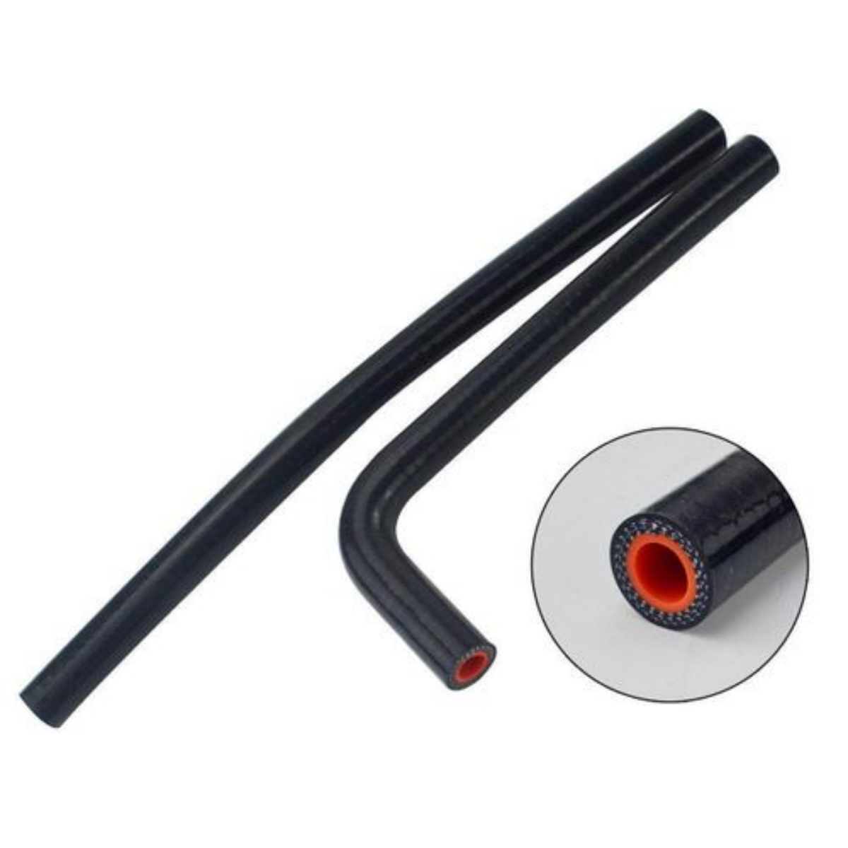 2 Ports Oil Catch Can Tank Air-Oil Separator Kit with Hose Bracket For HONDA CIVIC 16-17 oil catch can