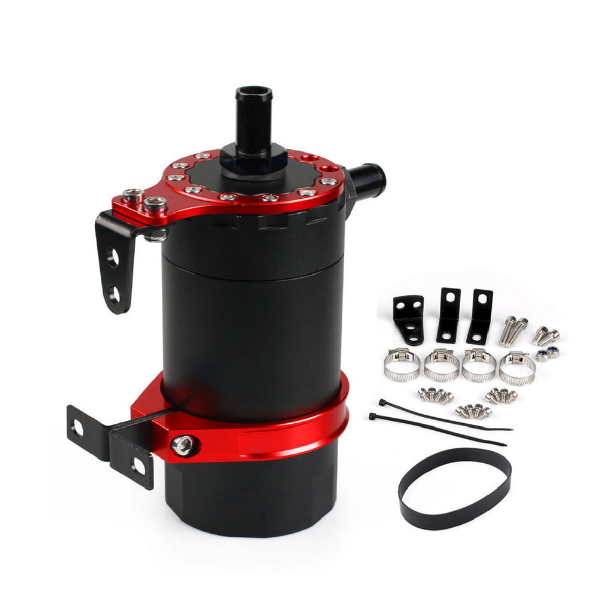 Aluminum Baffled Billet Oil Catch Tank Reservoir Kit Universal Oil Catch Can oil catch can