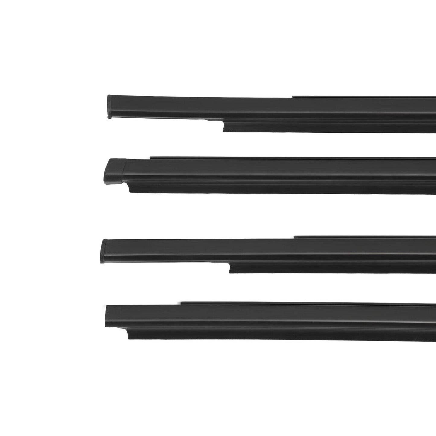 4Pcs Car Window Weatherstrip Black For Toyota Yaris 2005-2010 hatchback Car Weatherstrip Window Moulding Trim weatherstrip