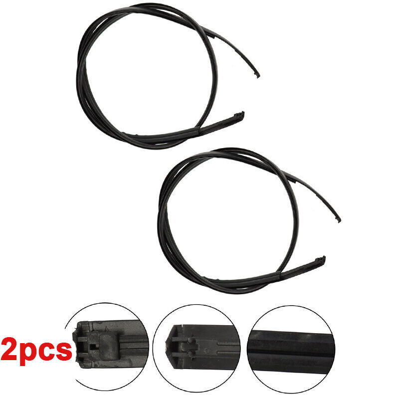 2PCS Car Roof Trim Molding Seal Strip Rubber For Toyota Fortuner 2006-2011 Car Roof Trim Molding weatherstrip