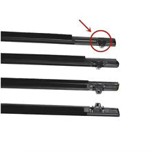 4Pcs Car Window Weatherstrip Black For Honda Fit 2015-2018 Car Weatherstrip Window Moulding Trim weatherstrip