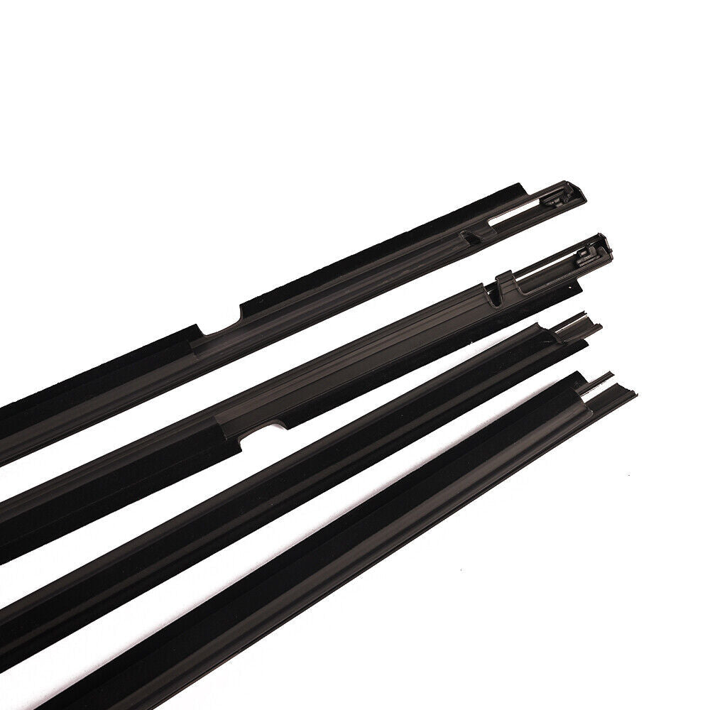 4Pcs Car Window Weatherstrip For Toyota Corolla 2003-2008 Car Weatherstrip Window Moulding Trim 75710-12410 75720-12410 75730-12080 75740-12170 weatherstrip