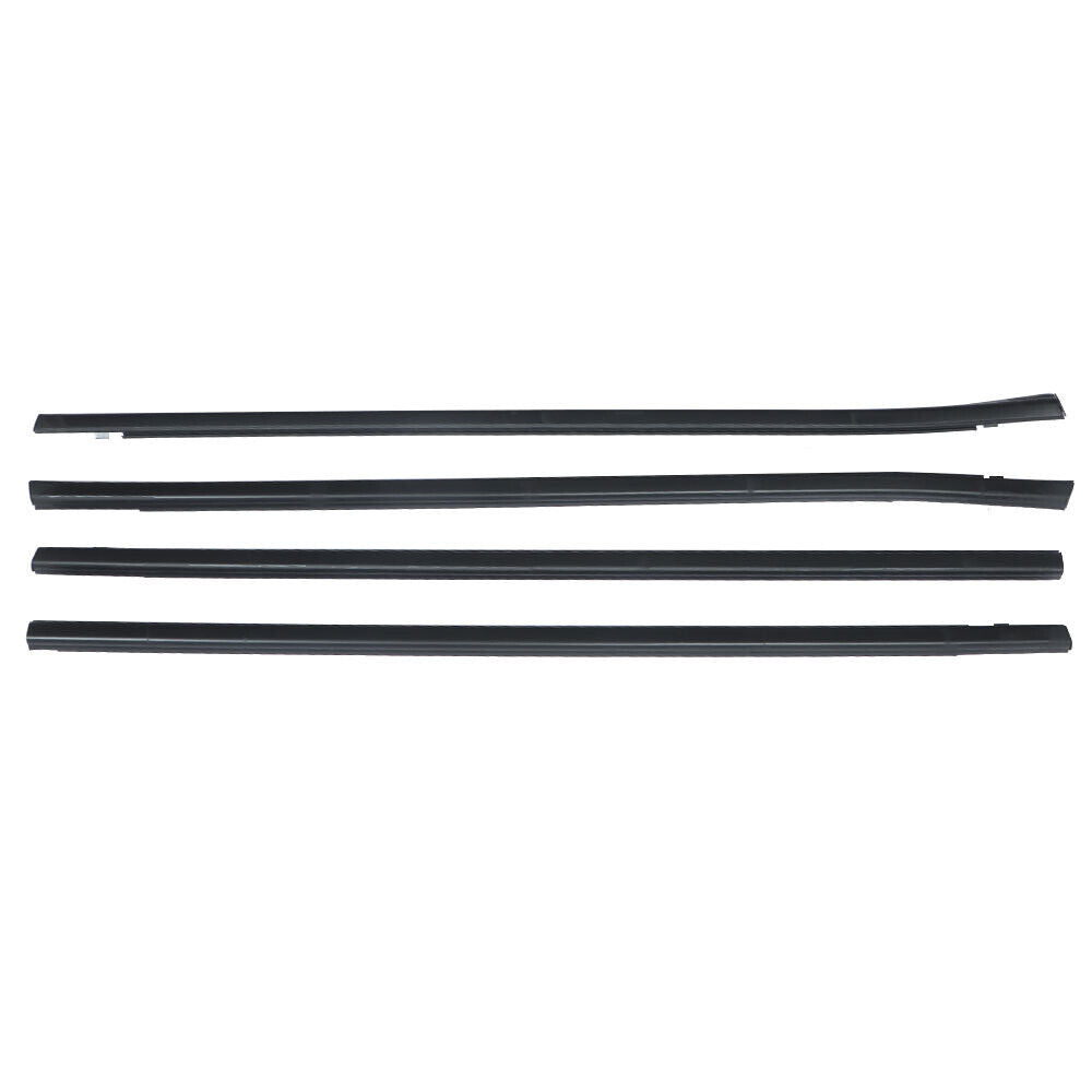 4Pcs Car Window Weatherstrip For Honda civic 2016-2019 Car Weatherstrip Window Moulding Trim 72450-TBA-A01 72410-TBA-A01 72950-TBA-A01 72910-TBA-A01 weatherstrip