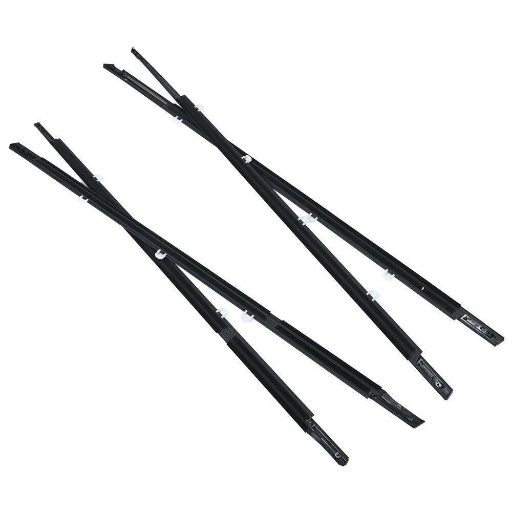 4Pcs Car Window Weatherstrip Black For Honda Accord 2008-2012 Car Weatherstrip Window Moulding Trim 72450-TA0-A01 72410-TA0-A01 72950-TA0-A01 72910-TA0-A01 weatherstrip
