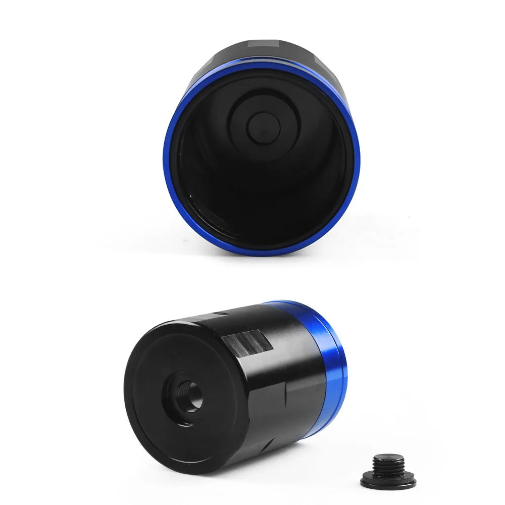 Aluminum Universal Oil Catch Can Kit Reservoir Polish Baffled Oil Catch Tank with Air Filter oil catch can