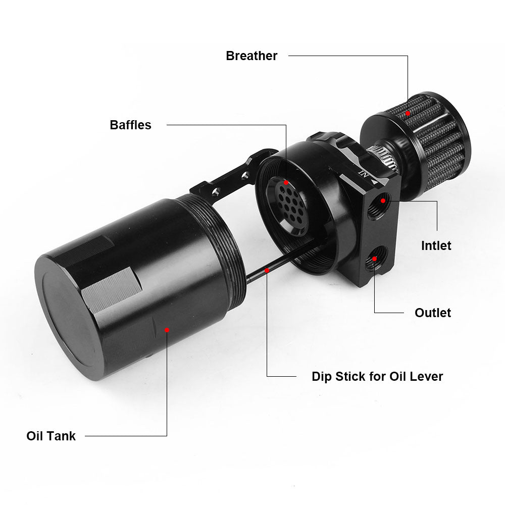 Oil Separator Clear Car Oil Catch Can For Chevy Silverado For GMC Sierra 1500 5.3L & 6.2L 2019-2022 For Tahoe For Suburban 2021+ oil catch can