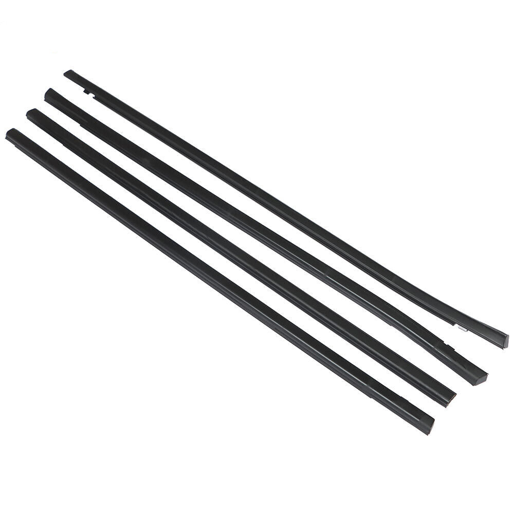 4Pcs Car Window Weatherstrip For Honda civic 2016-2019 Car Weatherstrip Window Moulding Trim 72450-TBA-A01 72410-TBA-A01 72950-TBA-A01 72910-TBA-A01 weatherstrip