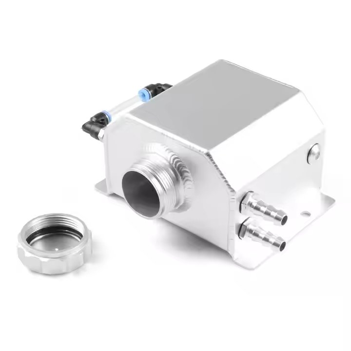 Universal 1L Aluminum Car Engine Oil Catch Can Reservoir Coolant Tank oil catch can