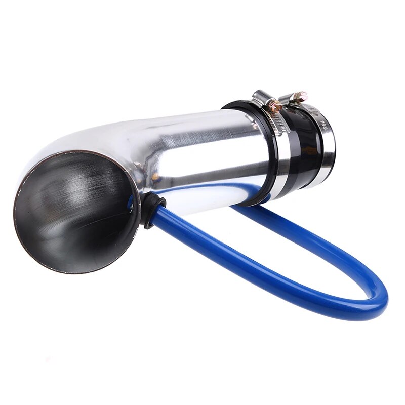 3" 76mm Air Intake Pipe Aluminum Cold Air Inlet Duct Tube Kit With Rubber Hose for Connect Filter High Air Flow EGRKit Shop