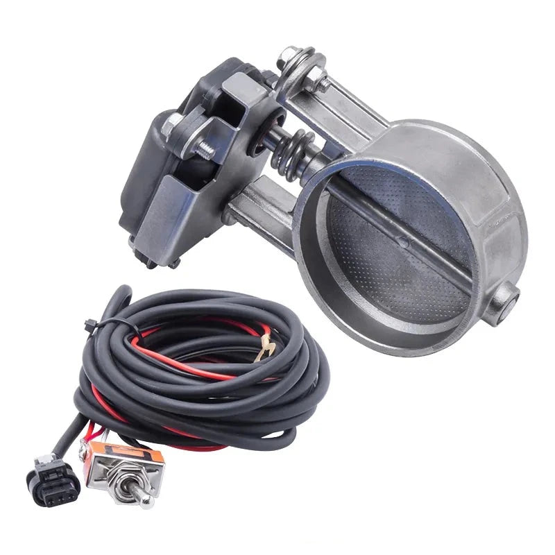 Universal inch Exhaust Control Valve Exhaust Cut Out Valve Exhaust Catback Downpipe With Switch Control EGRKit Shop