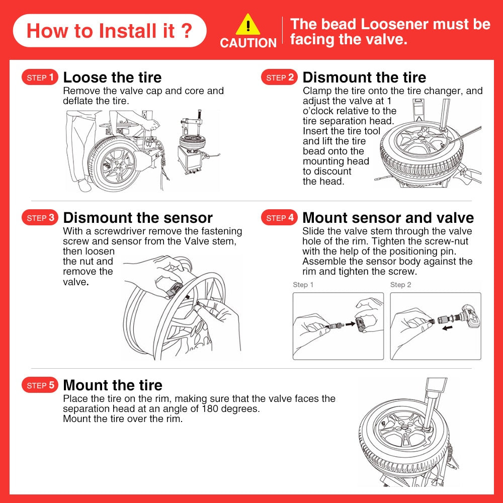 LAUNCH X431 Sensor 2 in 1 RF-Sensor 315MHz/433MHz TPMS Tire Repair Tools Scanner TSGUN Tire Pressure Sensors Tester Programming EGRKIT Shop