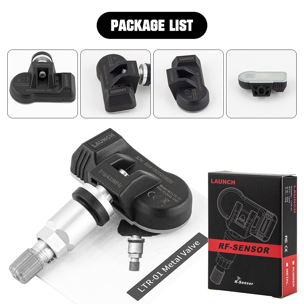 LAUNCH X431 Sensor 2 in 1 RF-Sensor 315MHz/433MHz TPMS Tire Repair Tools Scanner TSGUN Tire Pressure Sensors Tester Programming EGRKIT Shop