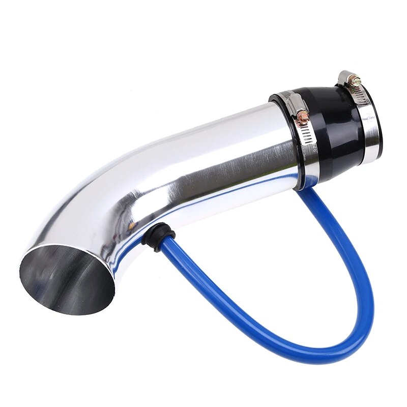 3" 76mm Air Intake Pipe Aluminum Cold Air Inlet Duct Tube Kit With Rubber Hose for Connect Filter High Air Flow EGRKit Shop