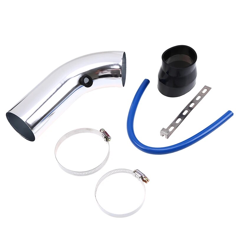3" 76mm Air Intake Pipe Aluminum Cold Air Inlet Duct Tube Kit With Rubber Hose for Connect Filter High Air Flow EGRKit Shop