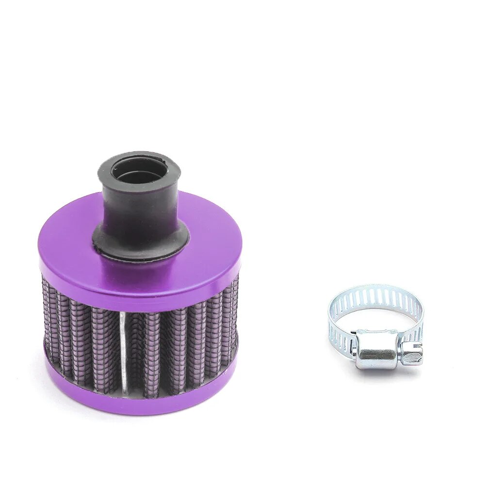 12mm Universal Car Air Filter for Motorcycle Cold Air Intake High Flow Crankcase Vent Cover Mini Mushroom Head Breather Filters EGRKit Shop