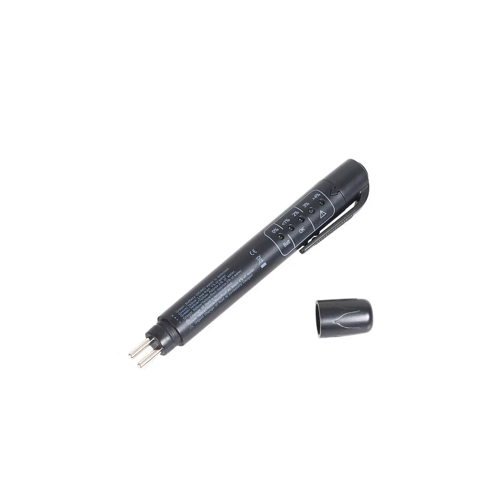 Auto Liquid testing Brake Fluid Tester pen 5 LED indicator display for DOT3/DOT4 electronic pen brake fluid oil tester Digital EGRKit Shop