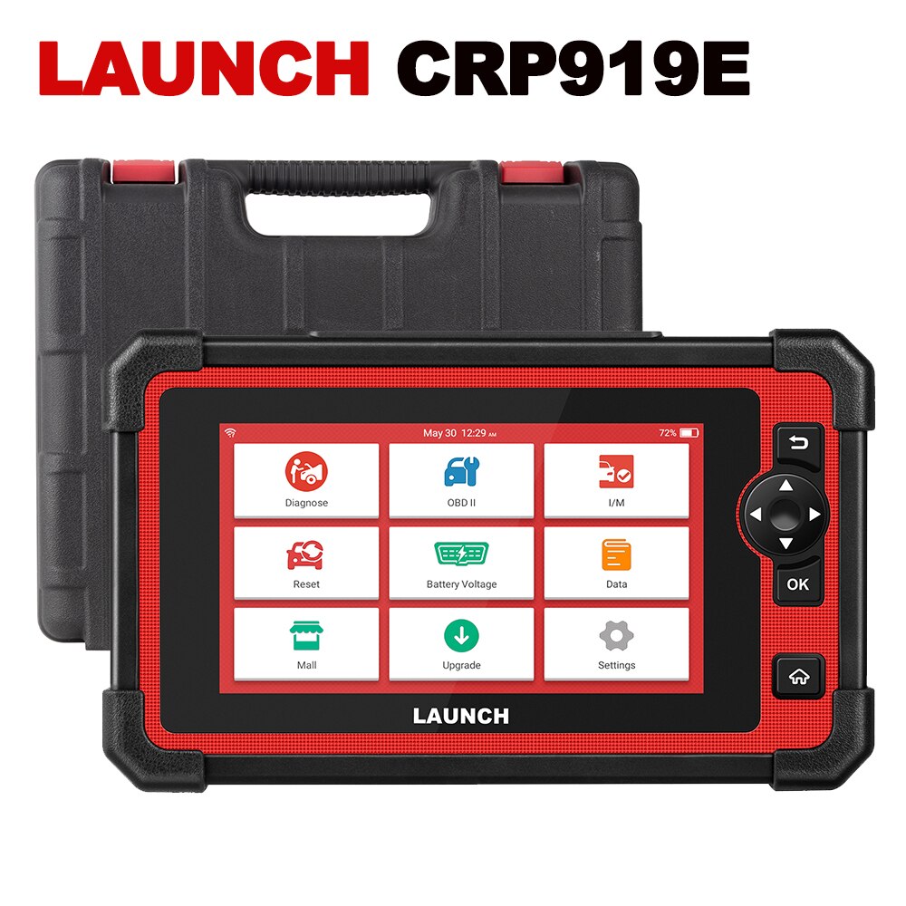 LAUNCH X431 CRP919E CRP909E Car Diagnostic Tools Full System ECU Coding Active Test CAN FD DIOP 31+ Reset Auto OBD2 OBD Scanner EGRKIT Shop