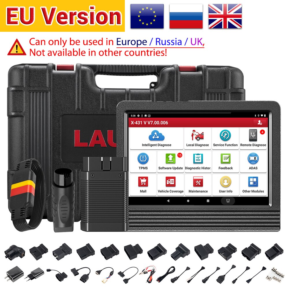 2023 Elite X431 V V4.0 Car Full System Diagnostic Tools Auto OBD OBD2 Scanner ECU Coding 37+ Reset Active Test Free Shipping EGRKIT Shop