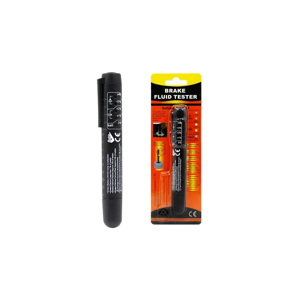Auto Liquid testing Brake Fluid Tester pen 5 LED indicator display for DOT3/DOT4 electronic pen brake fluid oil tester Digital EGRKit Shop