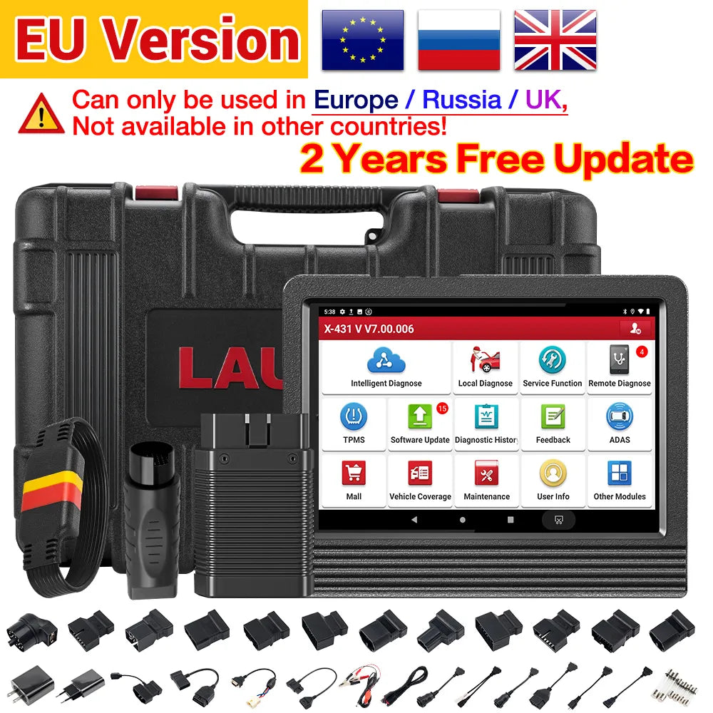 LAUNCH X431 V 4.0 Car Diagnostic Tools Professional Automotive OBD OBD2 Full System Scanner ECU Coding Active Test EGRKit Shop