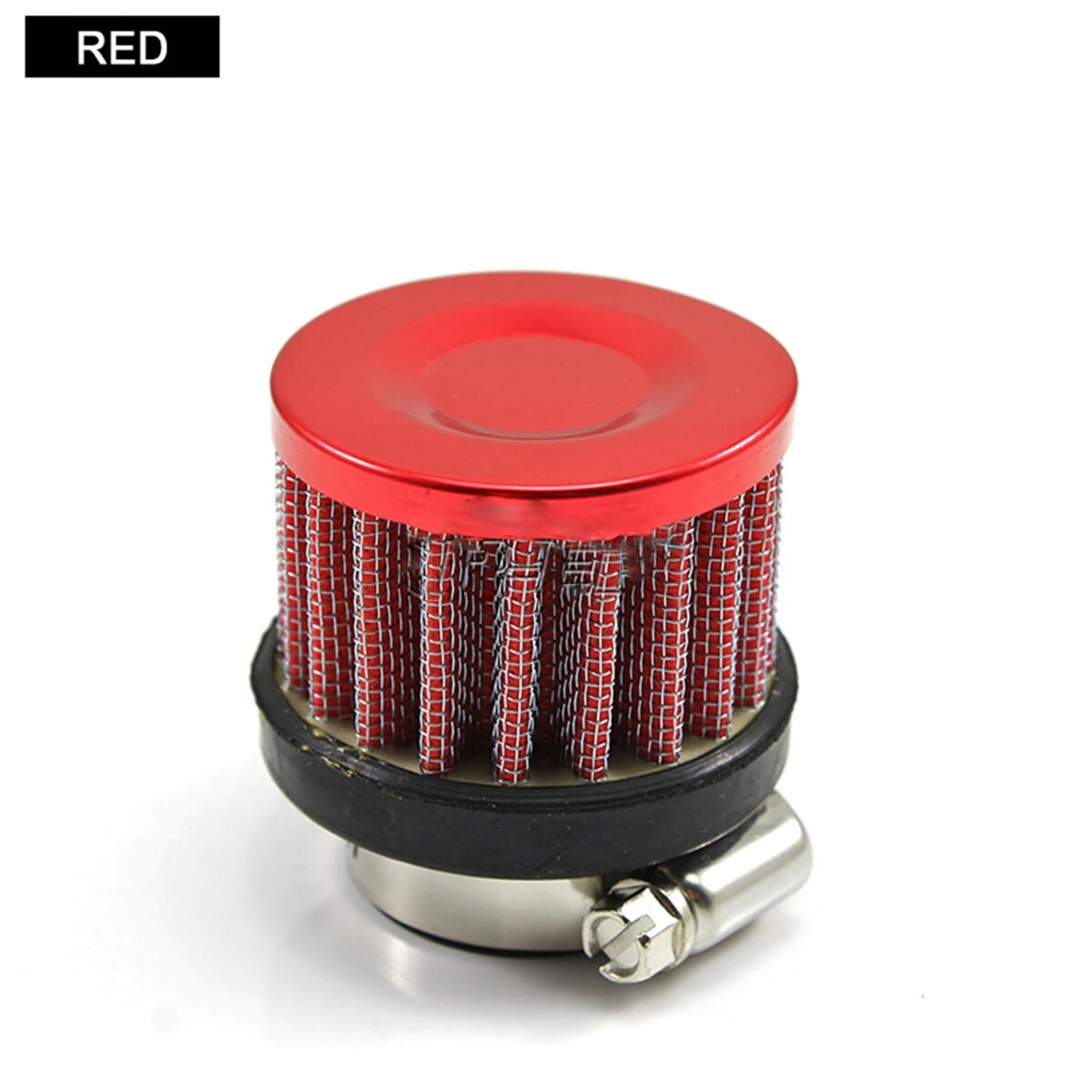 25mm Universal Mini Car Air Filter Motorcycle Cold Air Intake High Flow Crankcase Vent Cover Mini Filter Mushroom Head Auto Part EGRKit Shop