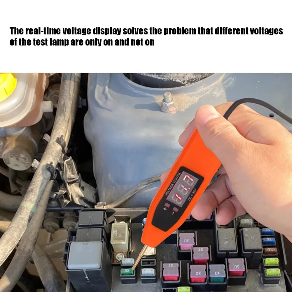 Auto electrician probe machine car tools electric tester 5V/24V/32V dca voltage detector AC Voltage indicator Check ferramentas EGRKit Shop