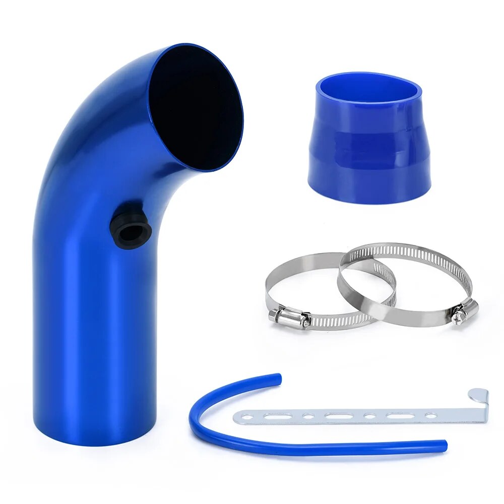 Universal 3" 76mm Air Filter & Cold Air Intake Pipe Turbo Induction Pipe Tube Kit Without Air Filter Cone EGRKit Shop