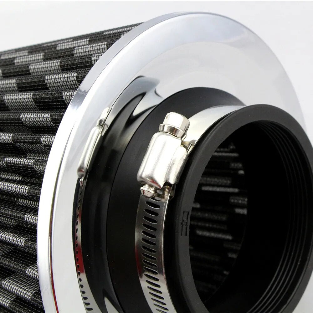 Car Accessories 3 Inch High Flow Cold Air Intake Filter Induction Kit Sport Power Mesh Cone 76MM Car Air Filters Universal EGRKit Shop