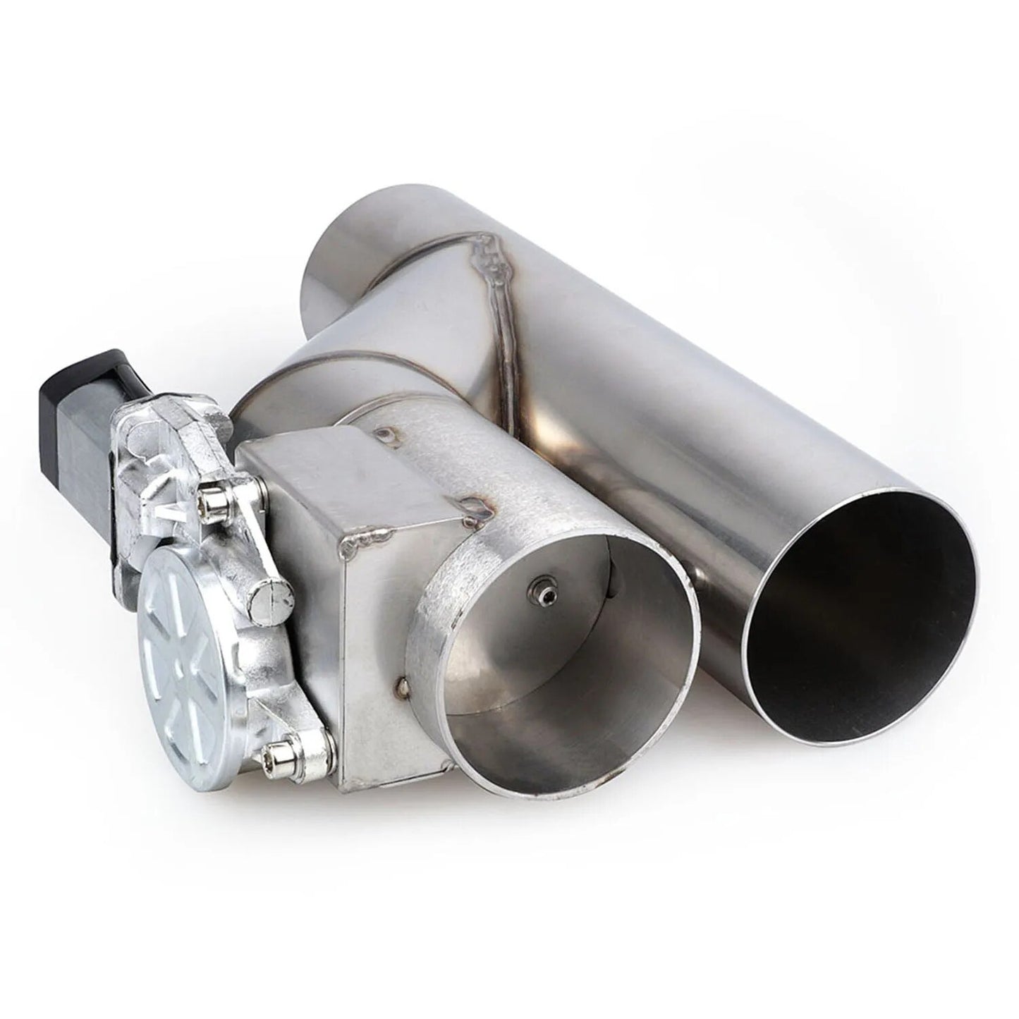 12V 2.5'' 3'' Stainless Steel Single Cutout Integrated Headers Y Pipe Exhaust Valve with Remote Control Cut Out Down Pipe Parts EGRKit Shop
