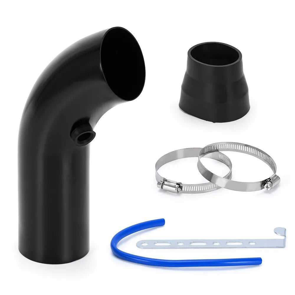 Universal 3" 76mm Air Filter & Cold Air Intake Pipe Turbo Induction Pipe Tube Kit Without Air Filter Cone EGRKit Shop