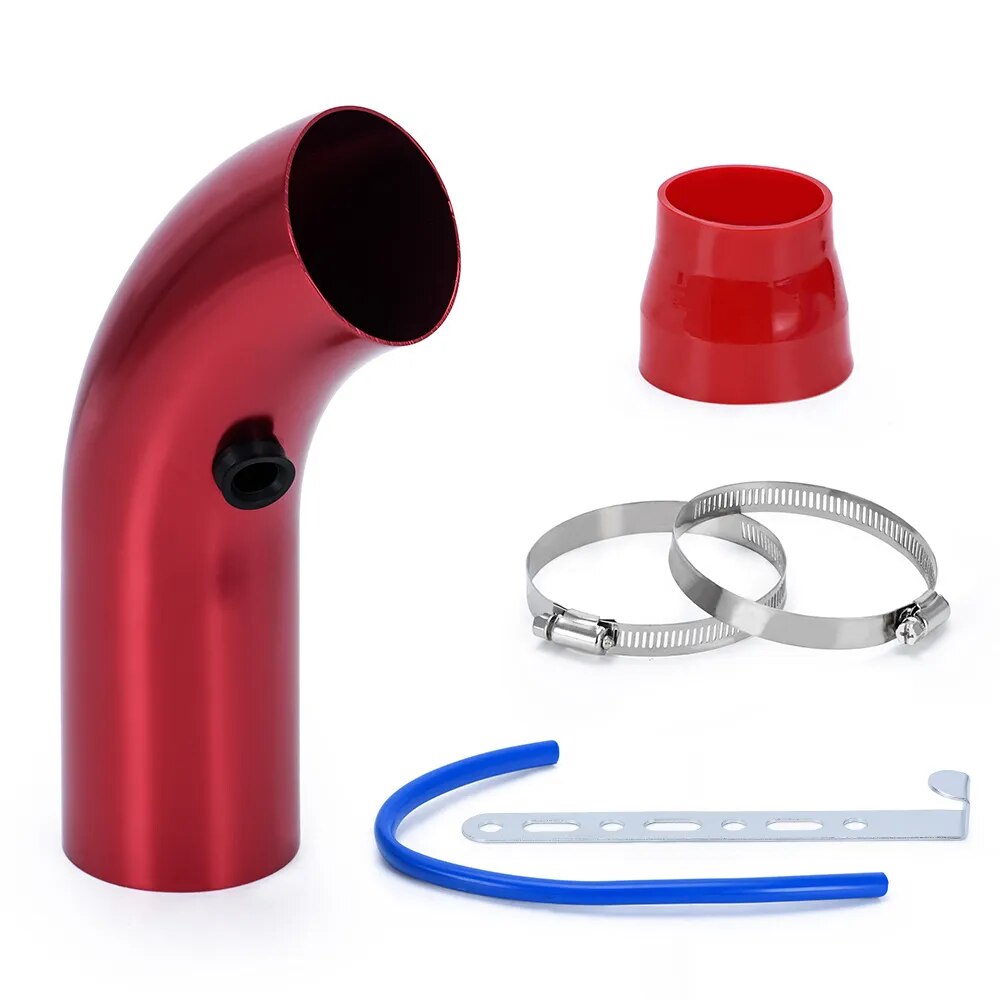 Universal 3" 76mm Air Filter & Cold Air Intake Pipe Turbo Induction Pipe Tube Kit Without Air Filter Cone EGRKit Shop