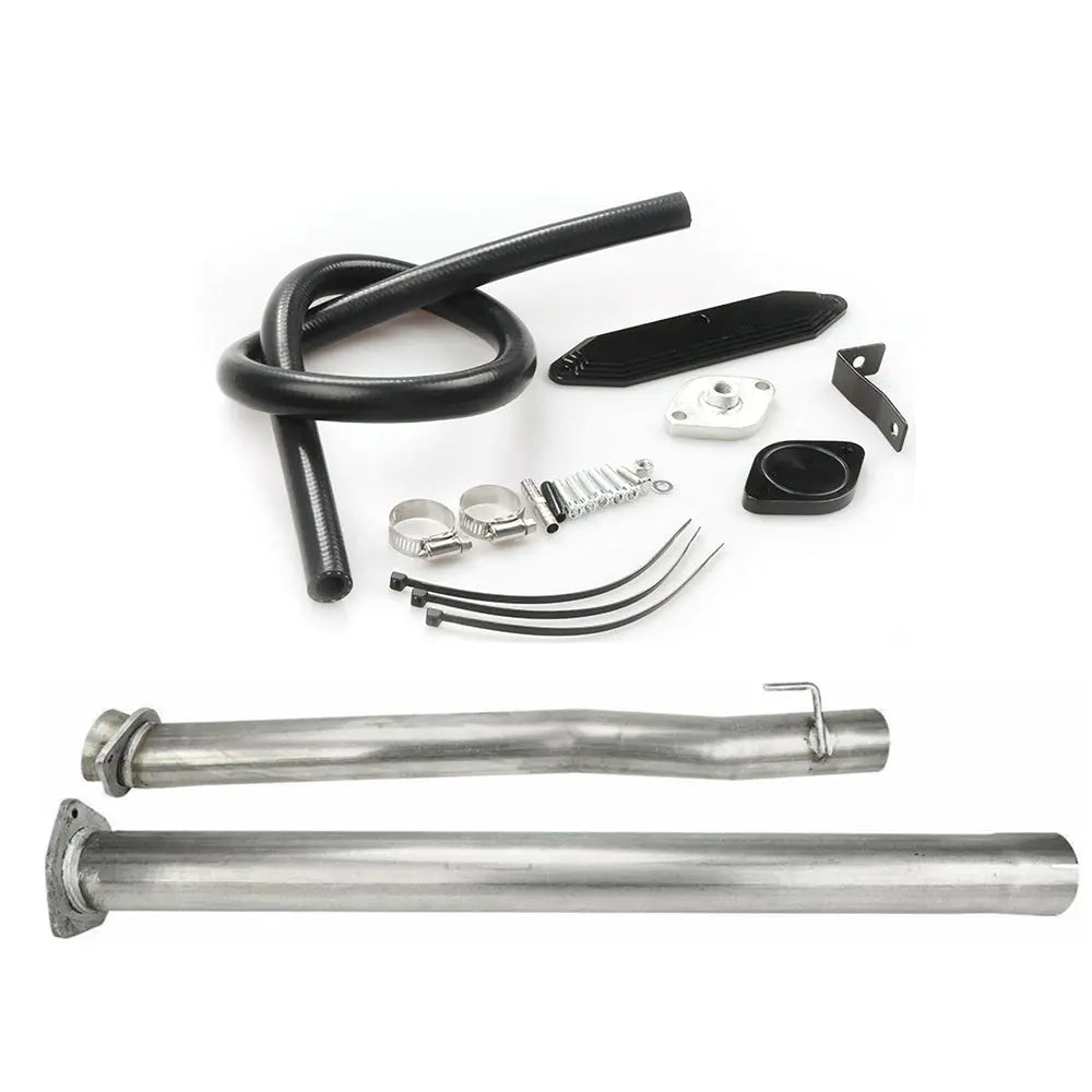 4 inch Pipe Muffler EGR Delete Repair Kit Set for Ford F250 F350 6.7 Powerstroke 2011 - 2017 Egr Kit