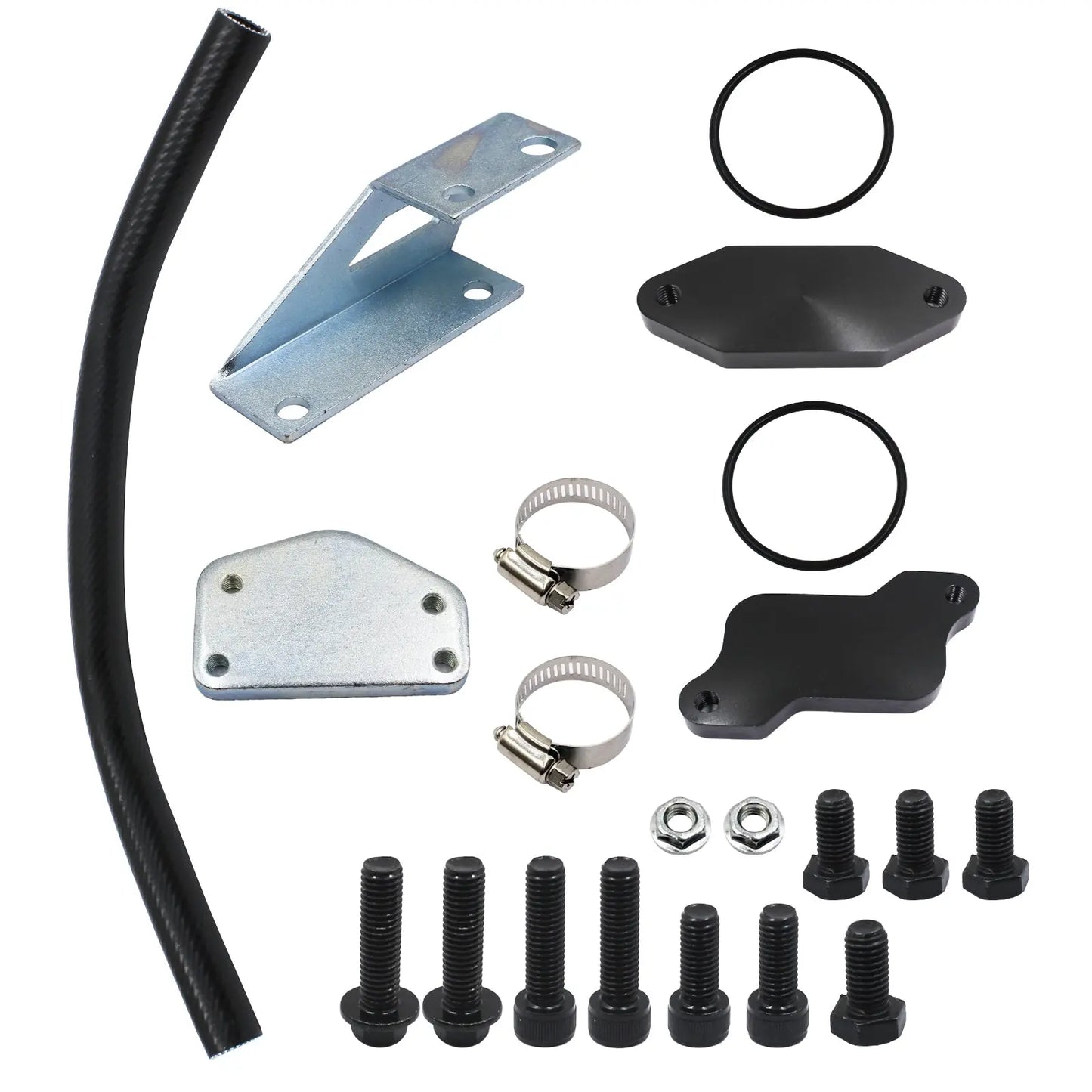 6.6L Duramax Diesel LLY Cooler Cover Plate Kit For 2004.5-2005 Chevrolet Silverado 2500 3500 Egr Kit