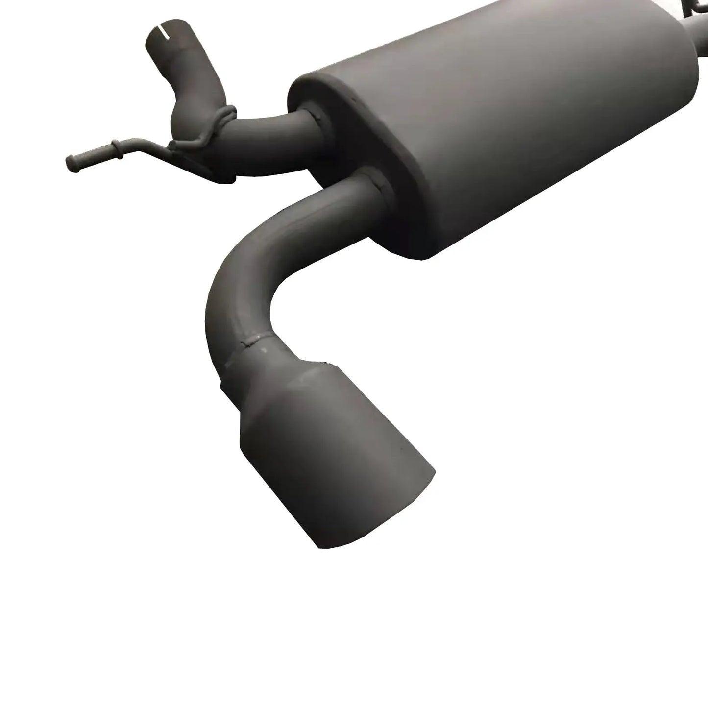 Dual CatBack Exhaust Muffler System Fits 07-17 Jeep Wrangler JK 2/4DR Black EGRKIT Shop