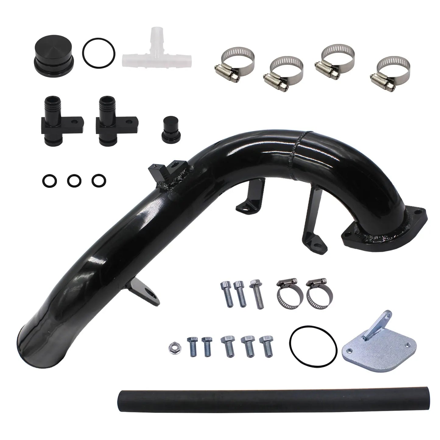 EGR Delete LBZ HIGH Flow Intake Elbow Kit + PCV Reroute & Resonator Disable Kit For 2006.4 2007 Chevy GMC 6.6L Duramax Egr Kit