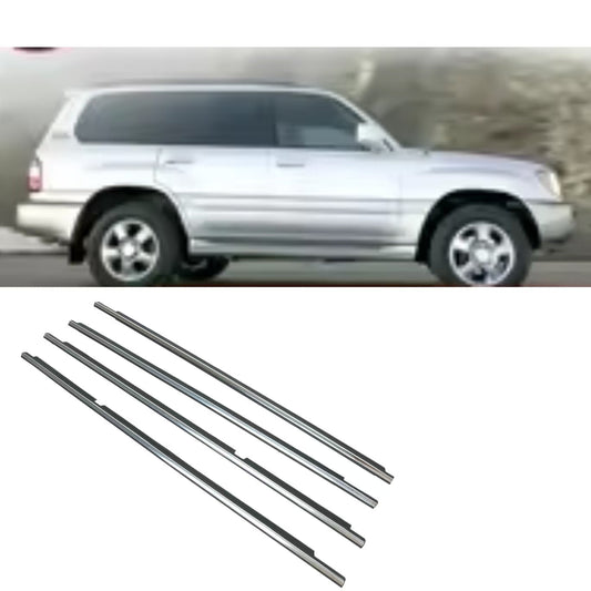 4Pcs Car Window Weatherstrip For Toyota Land cruiser LC100 Lexus LX470 1998-2007 Car Weatherstrip Window Moulding Trim EGRKIT Shop