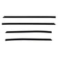 4Pcs Car Window Weatherstrip Inner Black For Toyota Corolla 2003-2007 Car Weatherstrip Window Moulding Trim weatherstrip