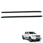 4Pcs Car Window Weatherstrip Black For Toyota Hilux Vigo 2 Door 04-15 Car Weatherstrip Window Moulding Trim 68162-0K020 68161-0K020 weatherstrip
