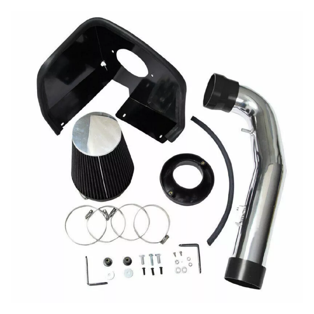 Cold Air Intake System with Heat Shield Kit For 09-13 GM Chevy GMC 1500 V8 4.8L 5.3L 6.0L EGRKIT Shop