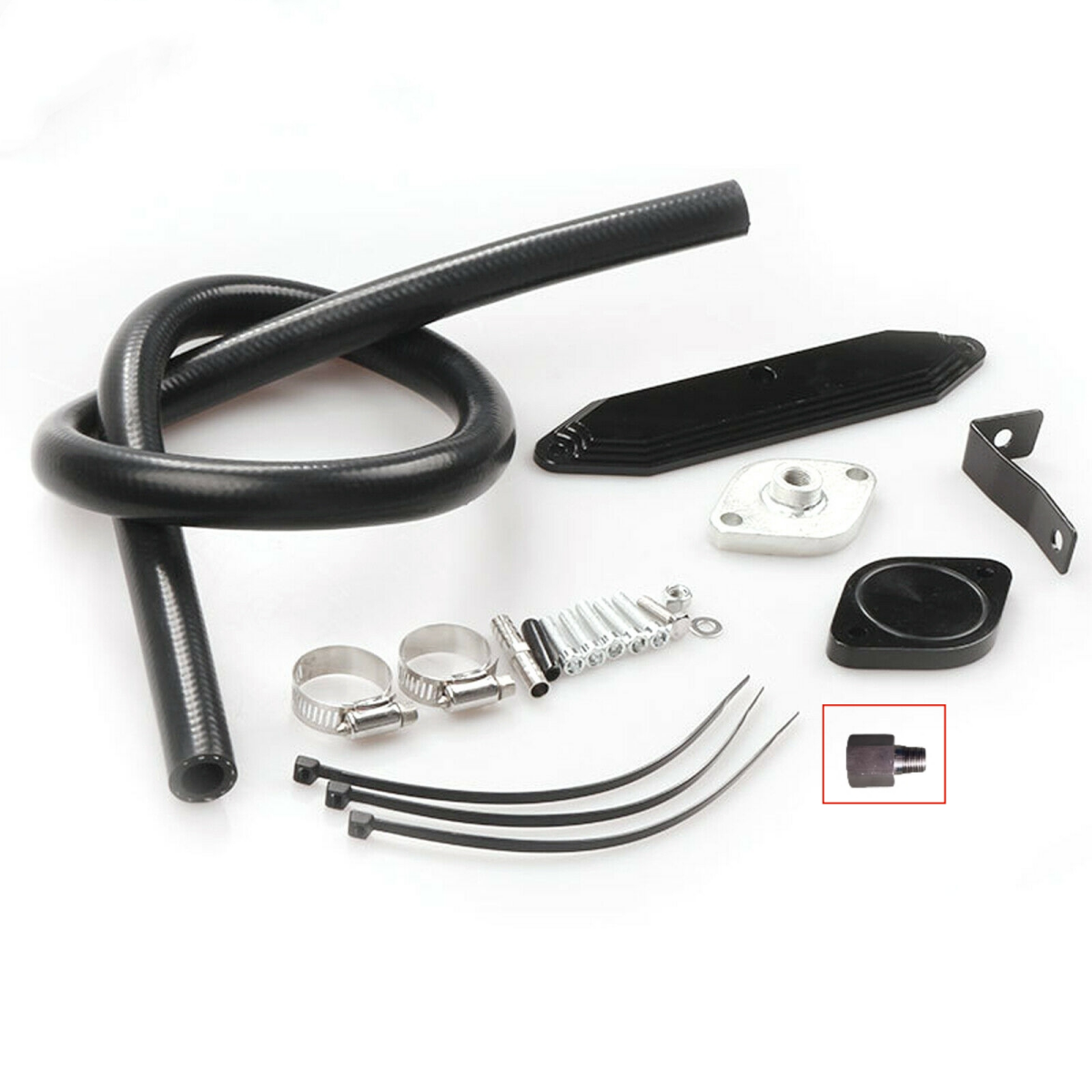 Us Tariff included EGR Valve Coolant Cooler set For Ford F250 F350 2011-2019 6.7L Powerstroke Diesel Black EGR Valve EGRKIT Shop