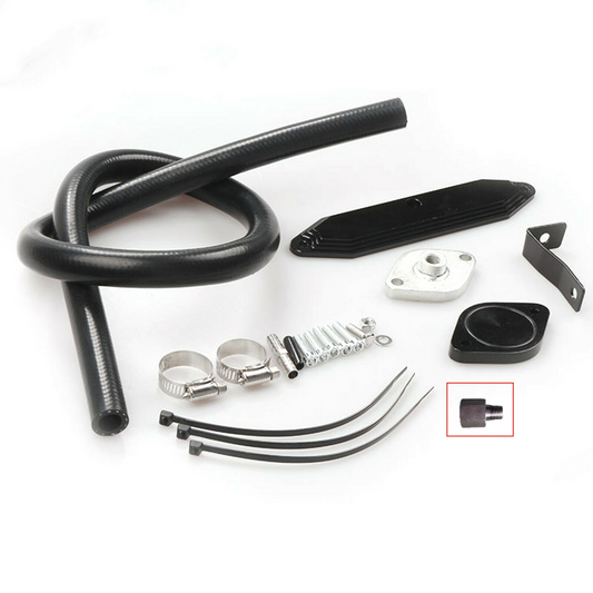 Us Tariff included EGR Valve Coolant Cooler set For Ford F250 F350 2011-2019 6.7L Powerstroke Diesel Black EGR Valve EGRKIT Shop